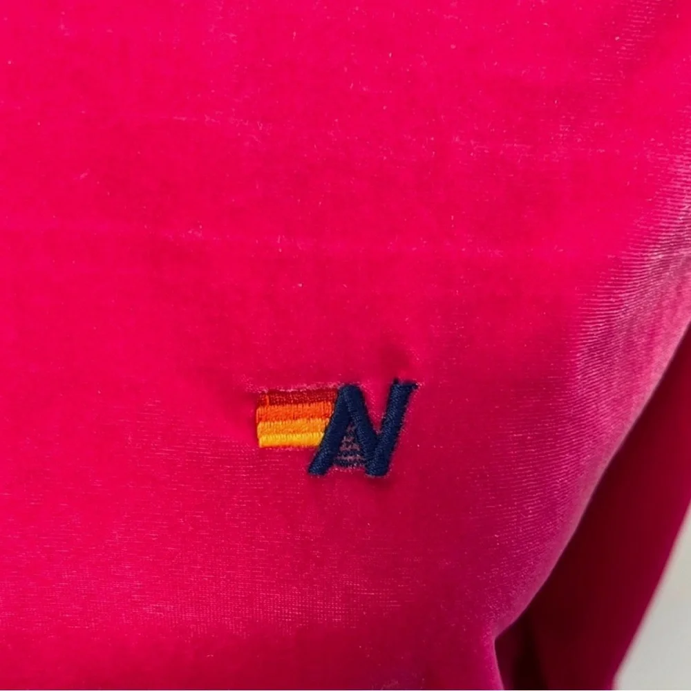 CLASSIC VELVET RELAXED SWEATSHIRT - PINK - Picture 3 of 6